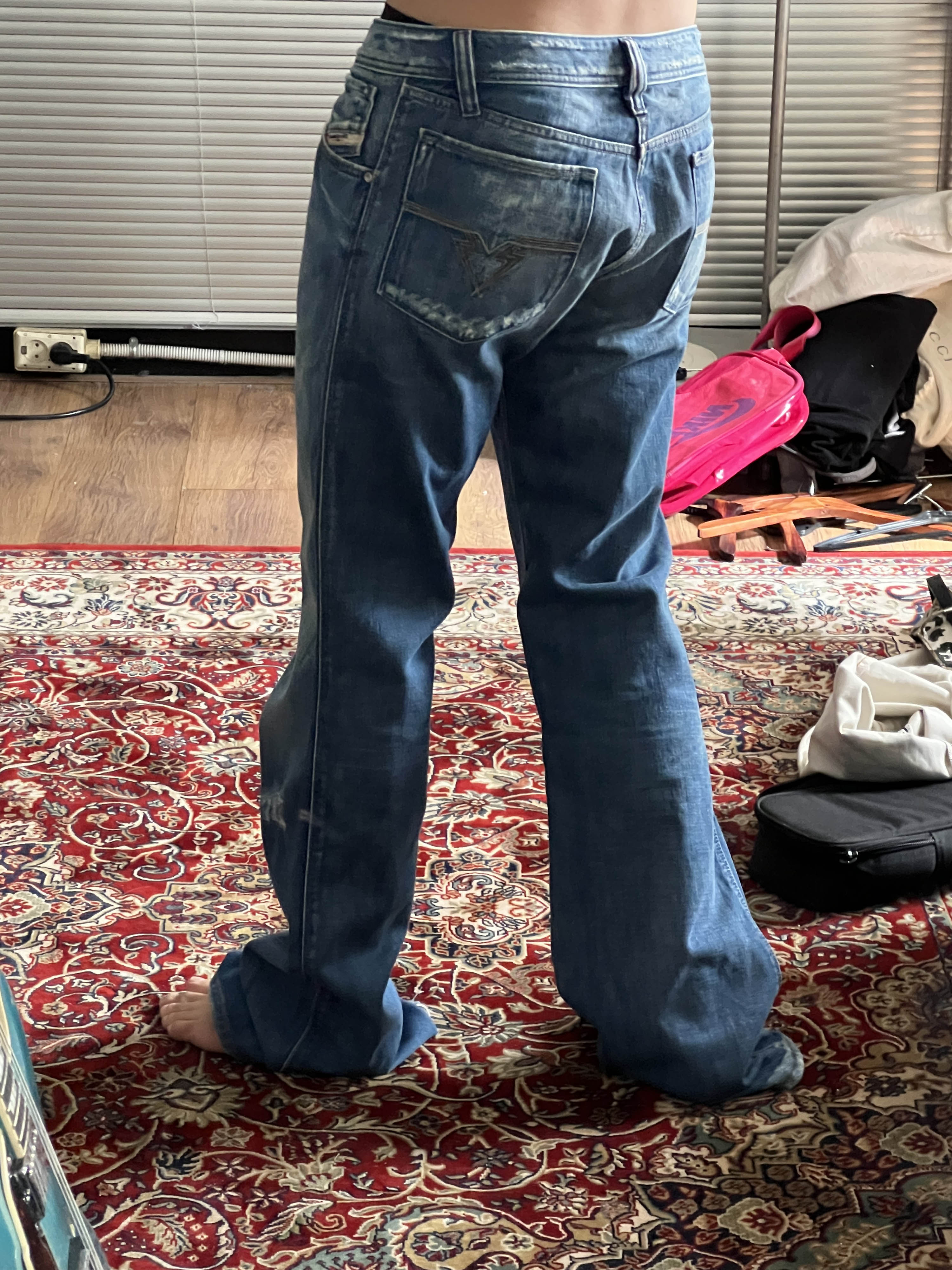 DIESEL wide bootscut jean