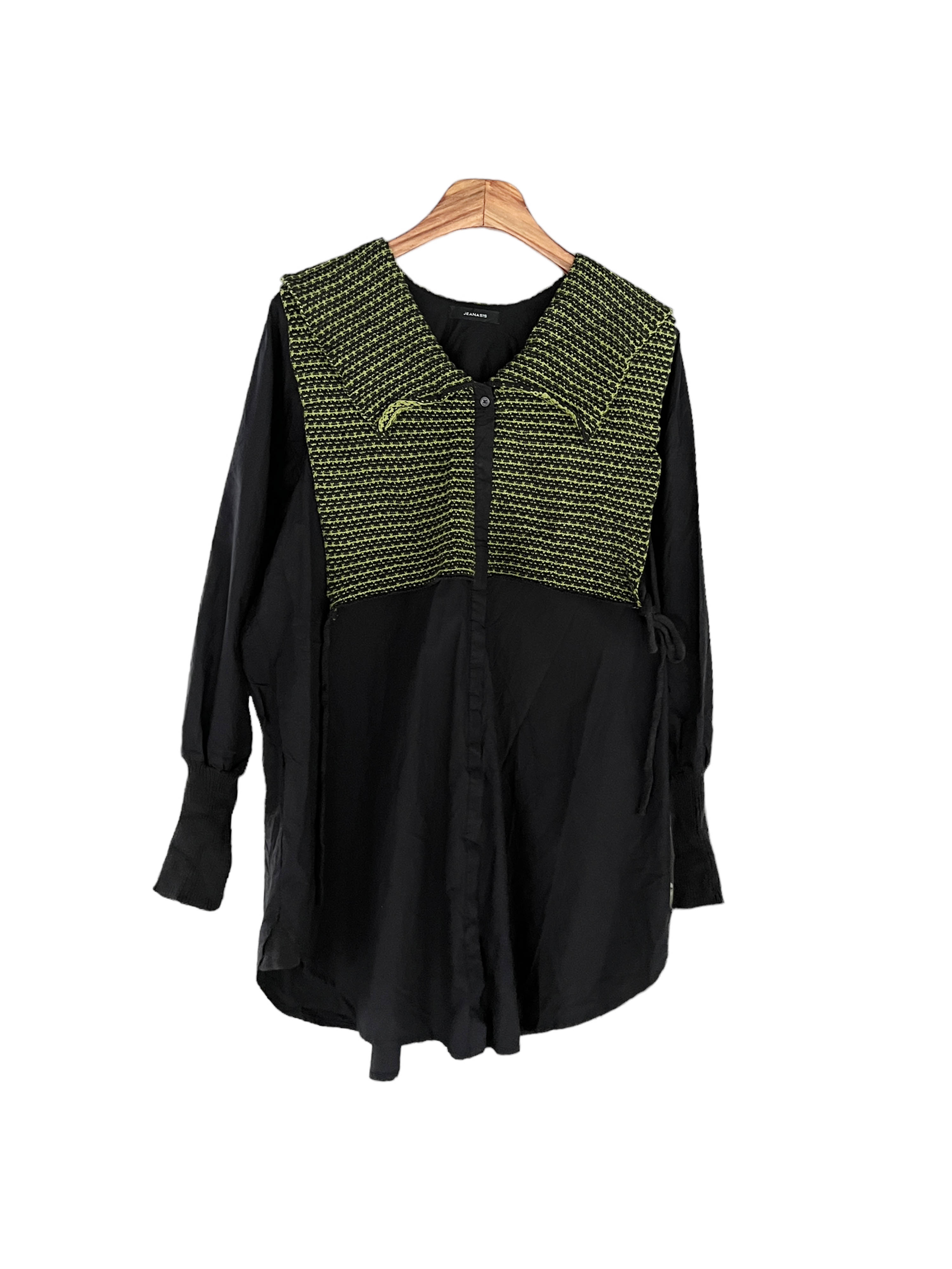 JENESIS knit docking blouse
