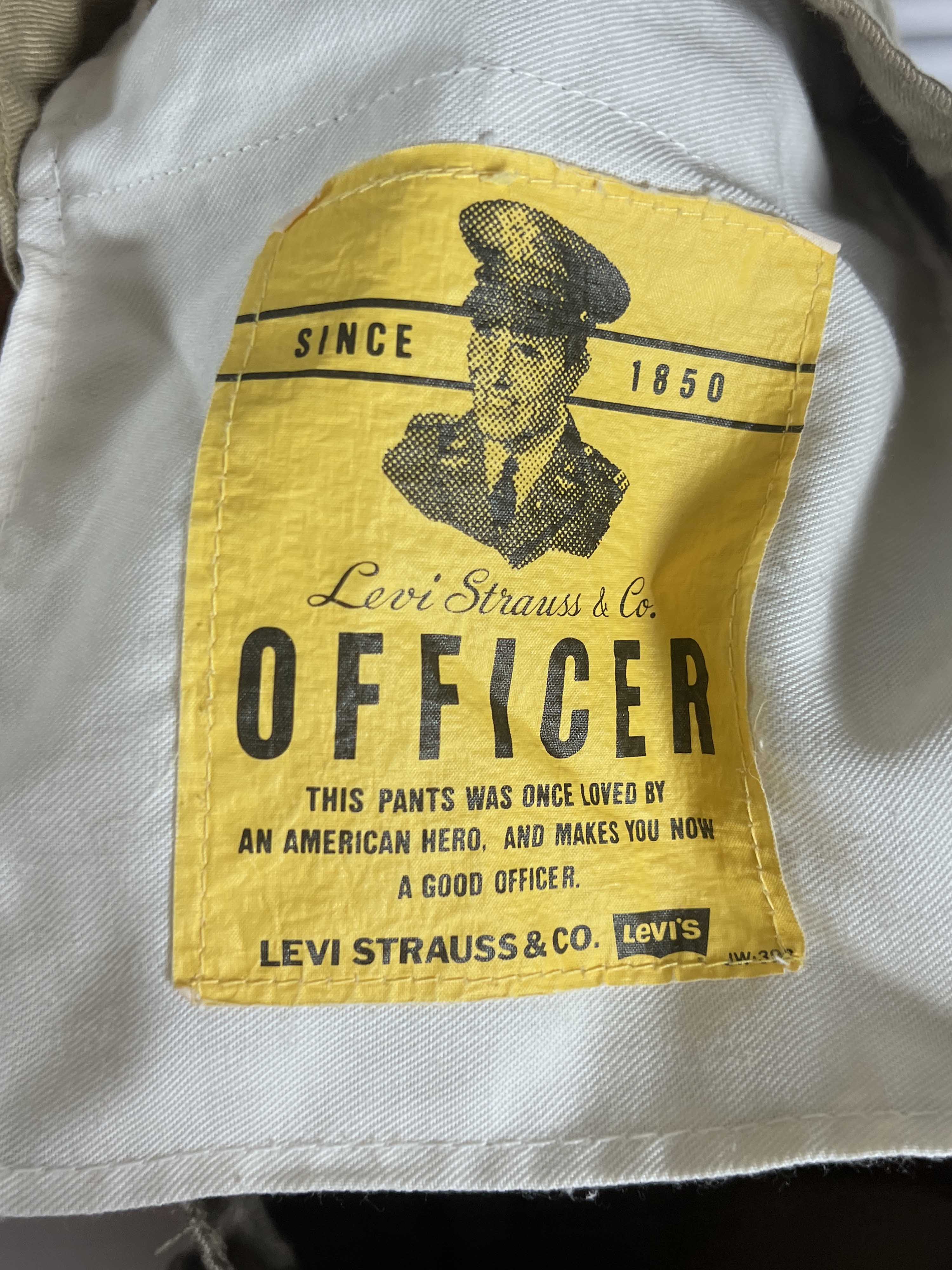 Levis officer chino pants