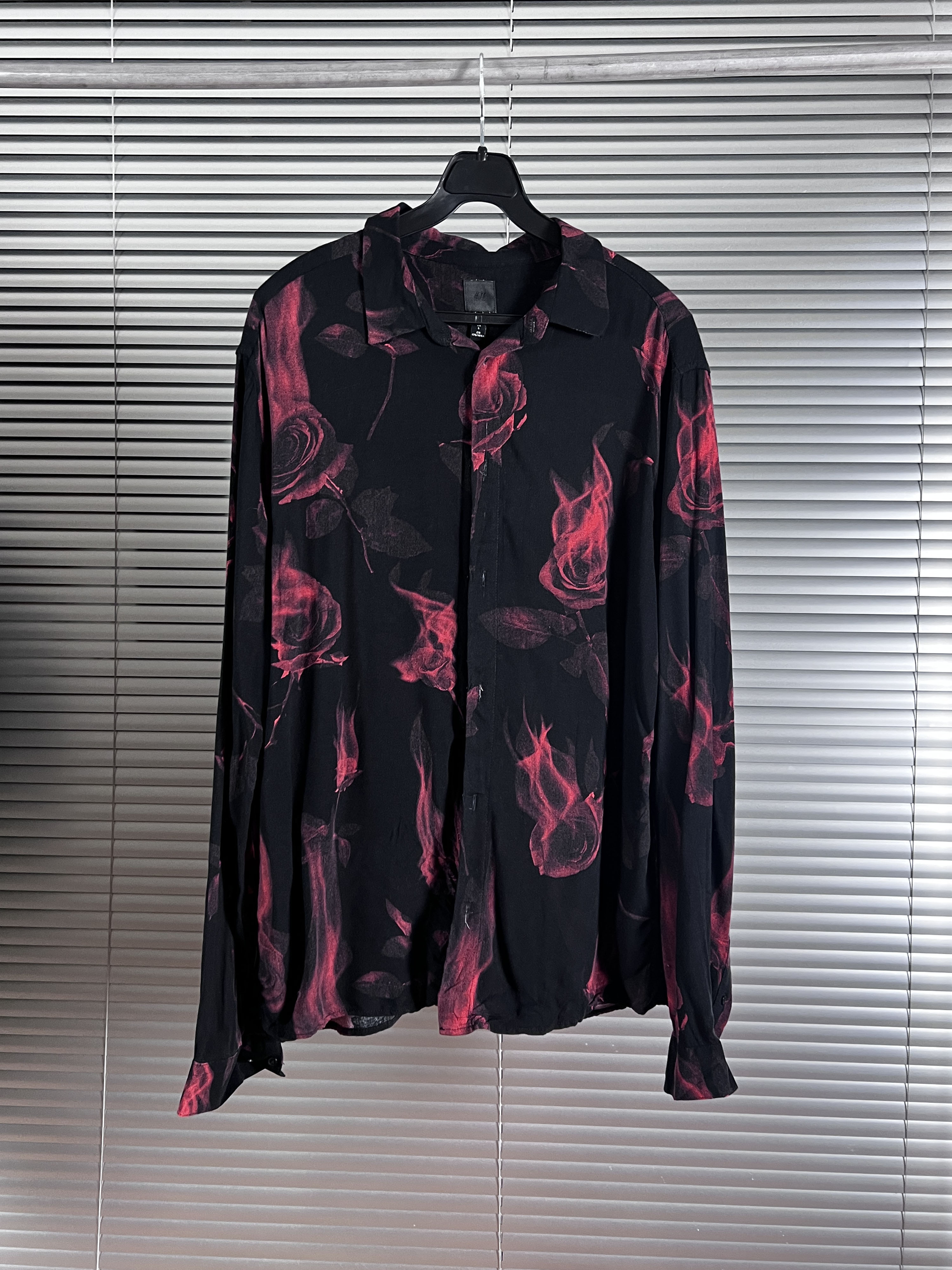H&amp;m flame rose rayon shirts