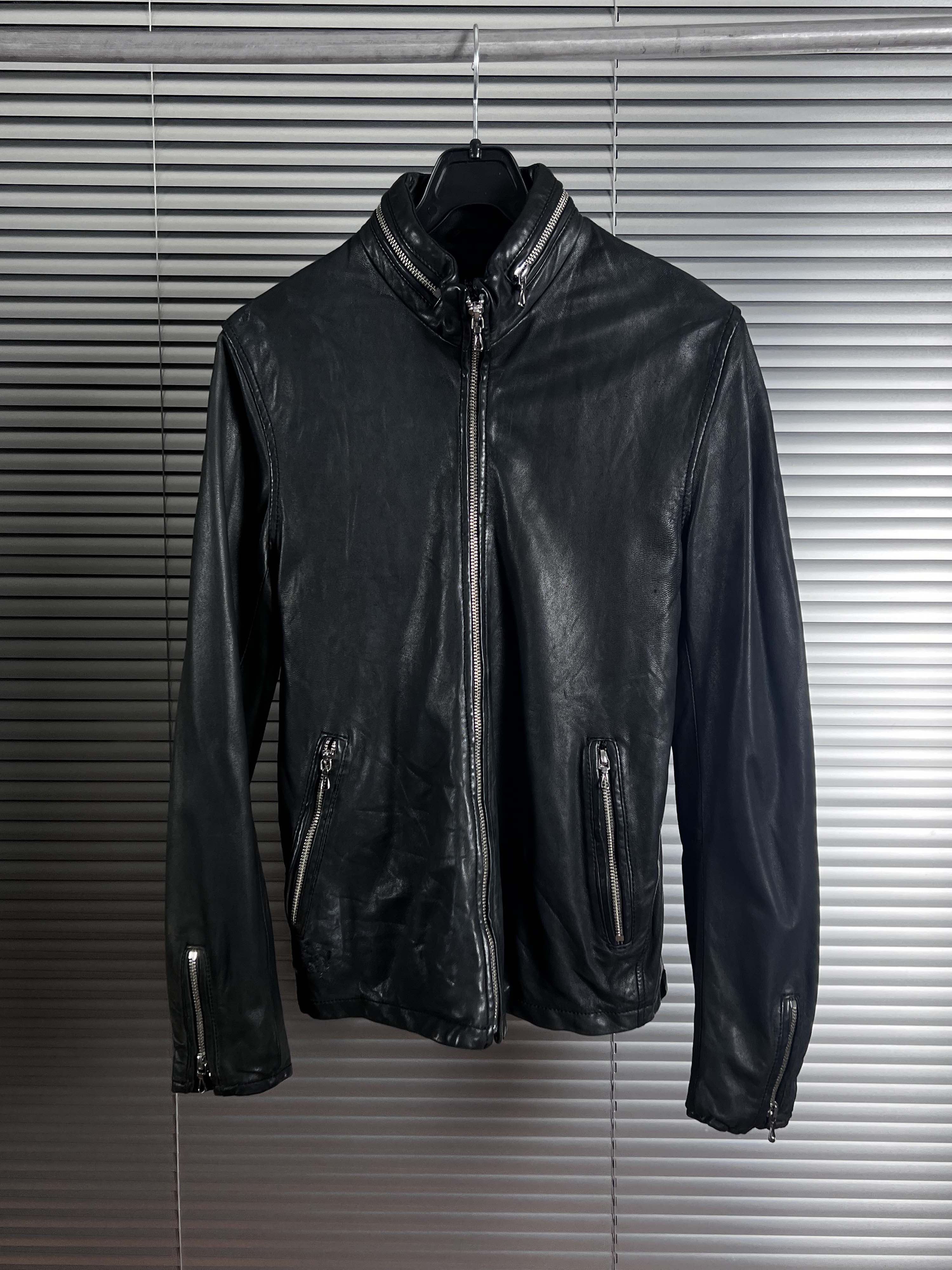 nano universe leather jacket