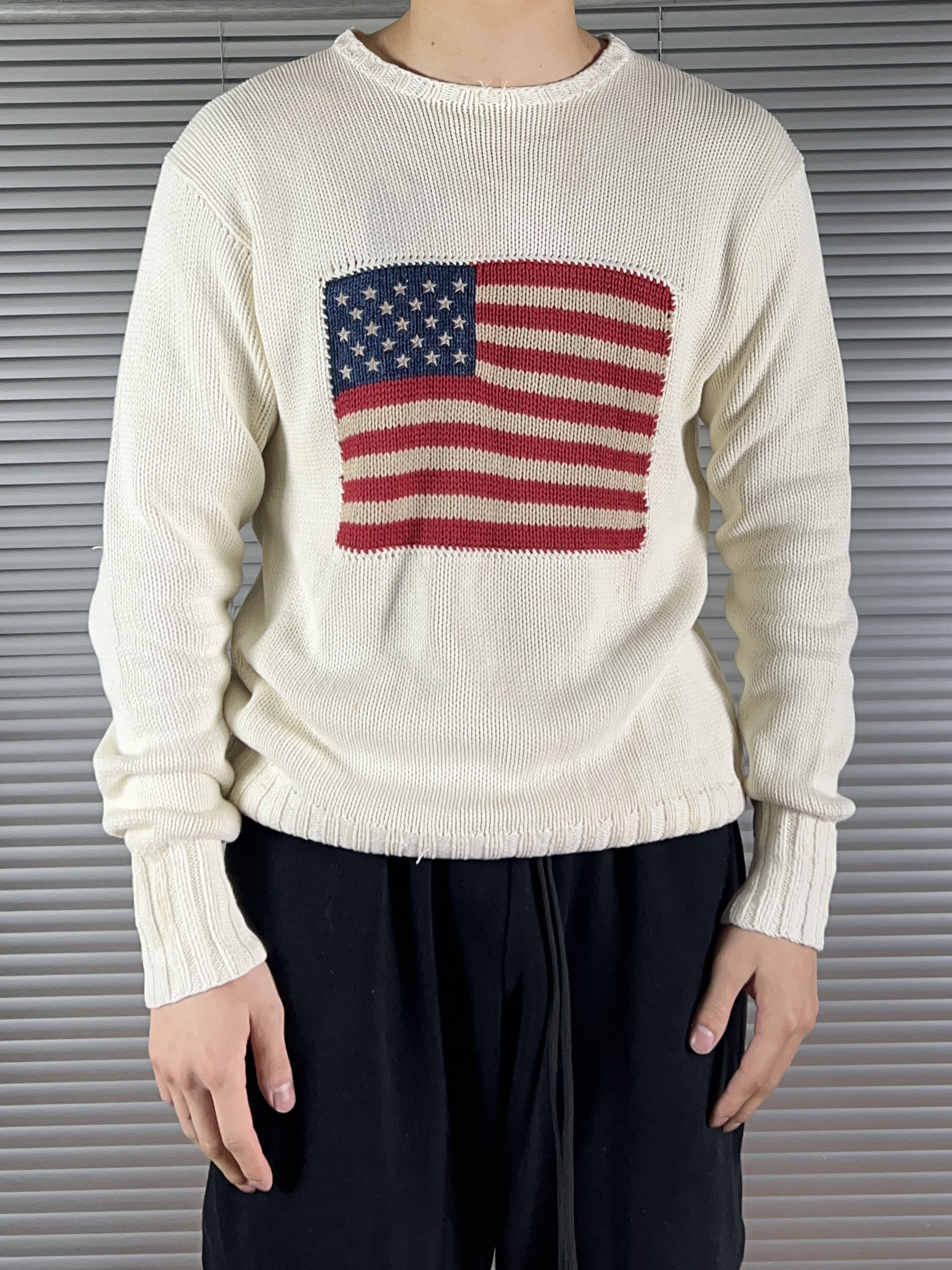 POLO COUNTRY flag knit
