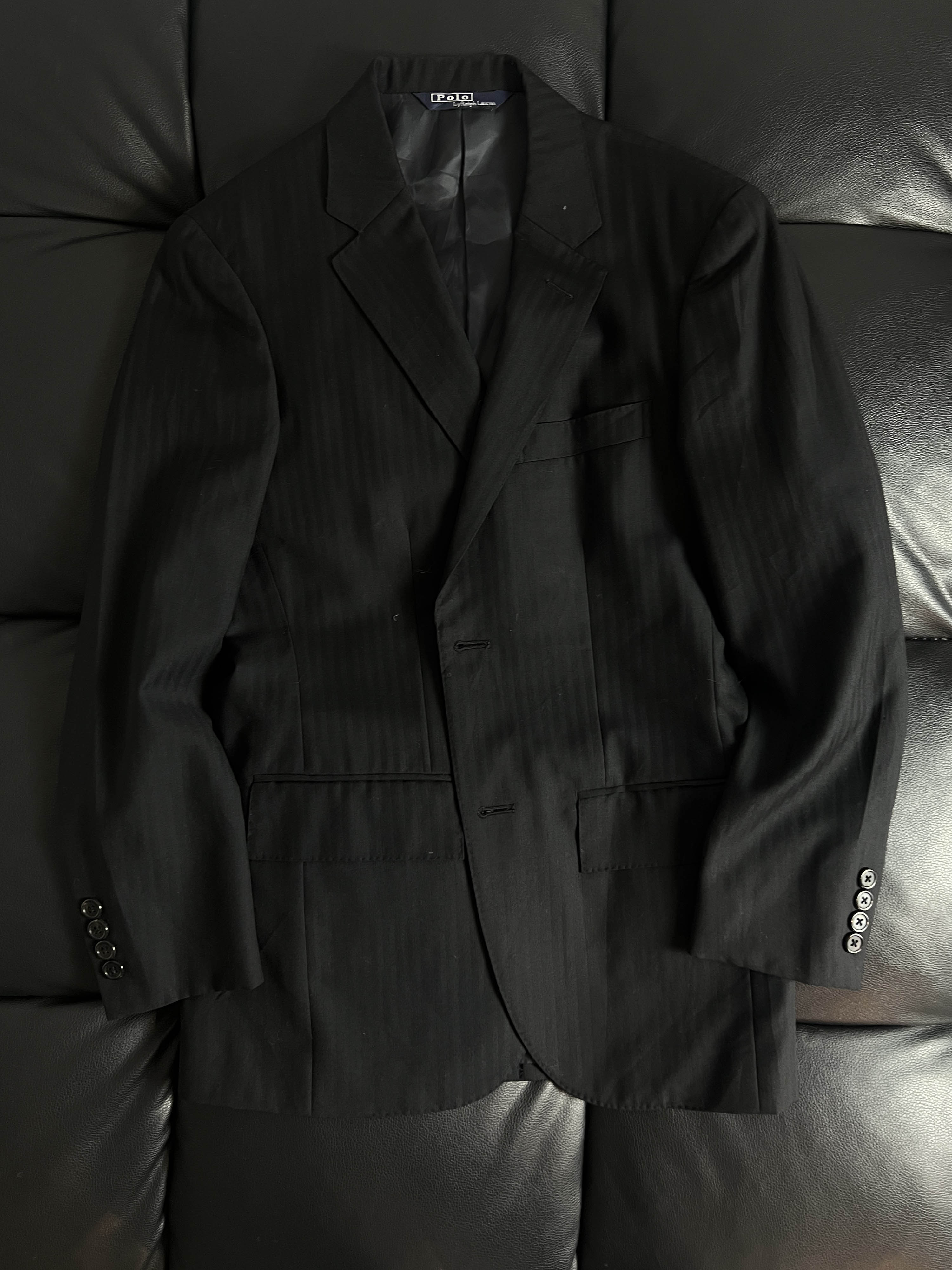 Polo by Ralph lauren stripe black jacket