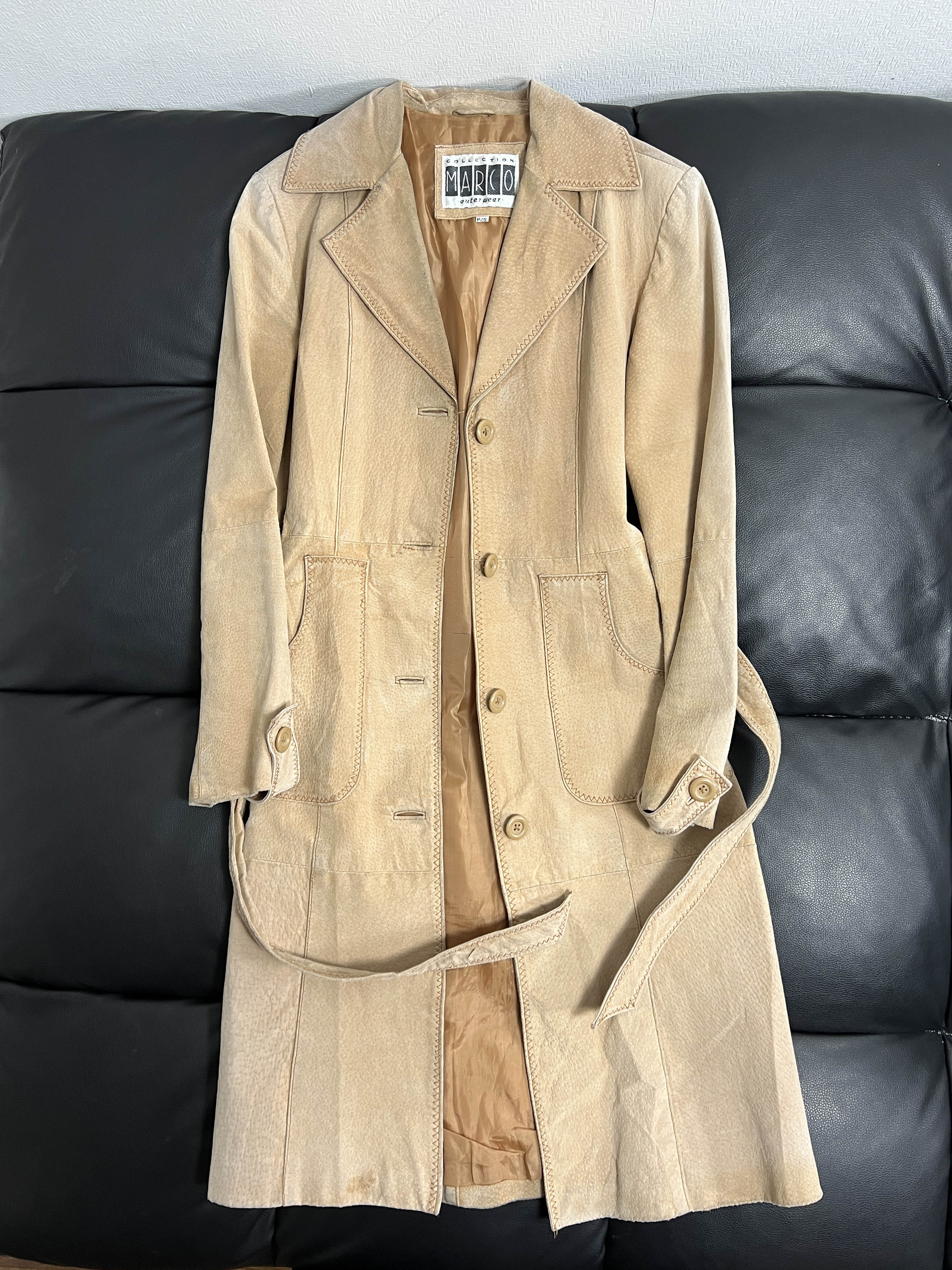 leather ranch coat