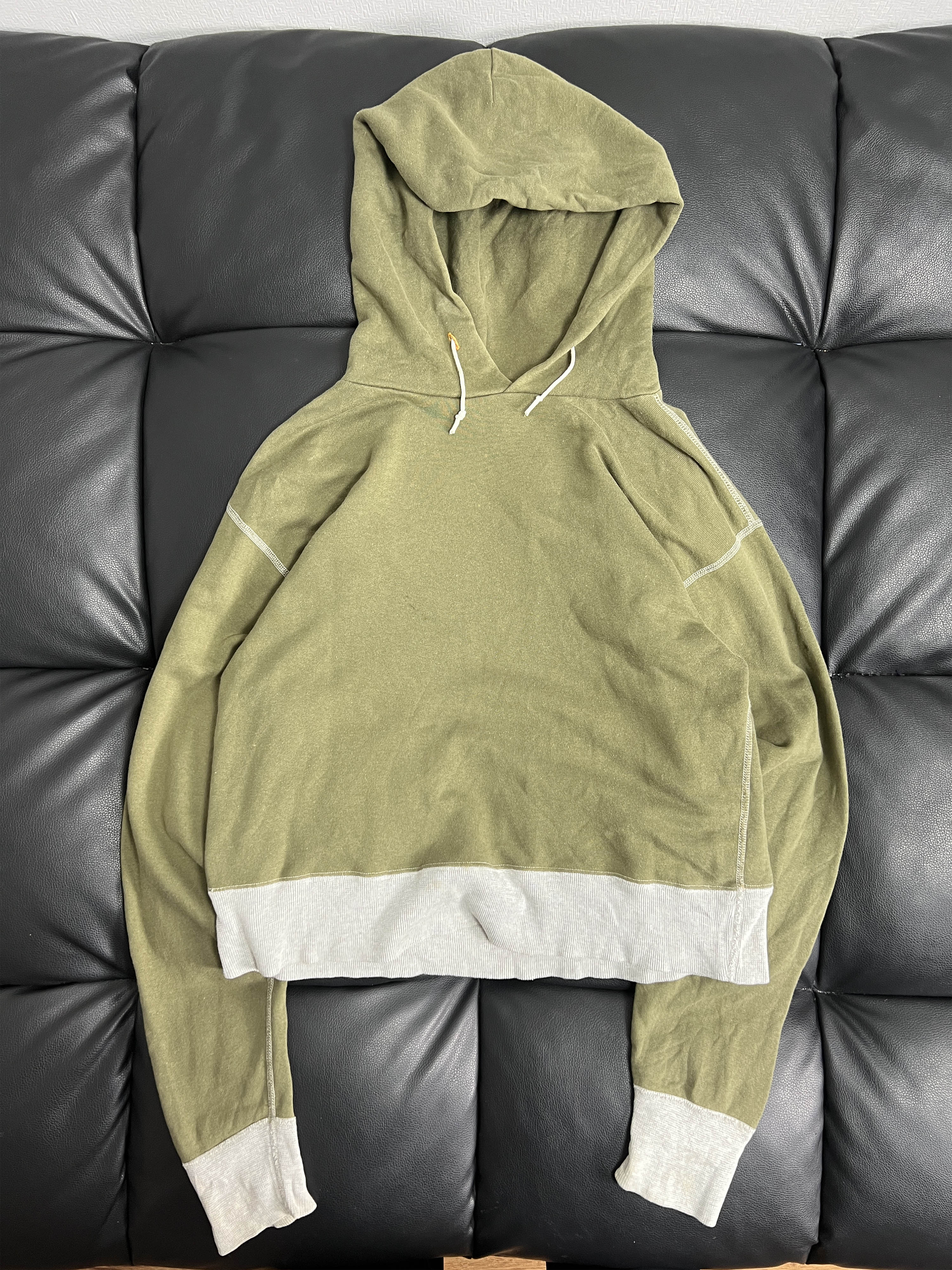 45RPM studio crop overfit hoodie