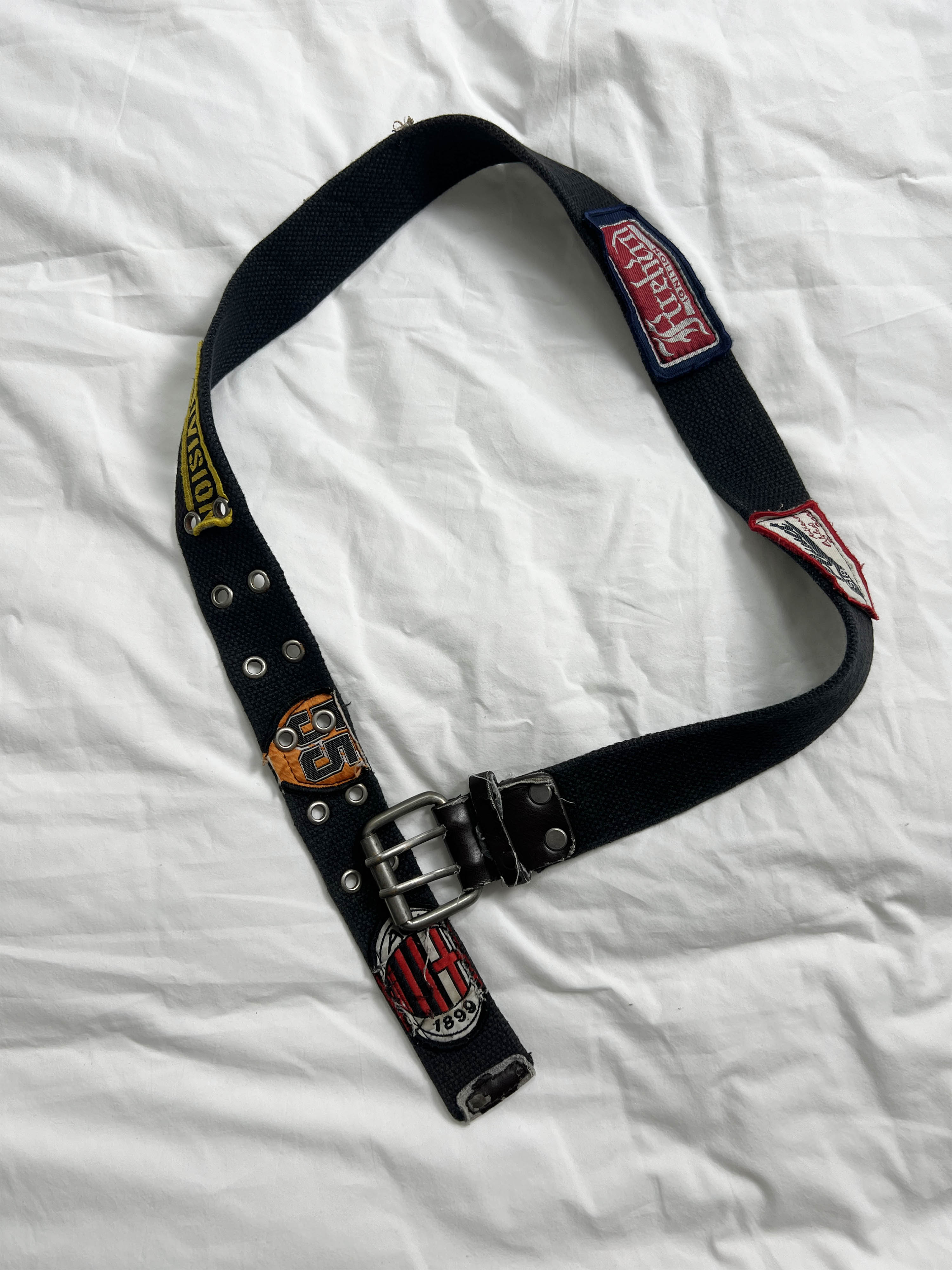 vintage patch belt