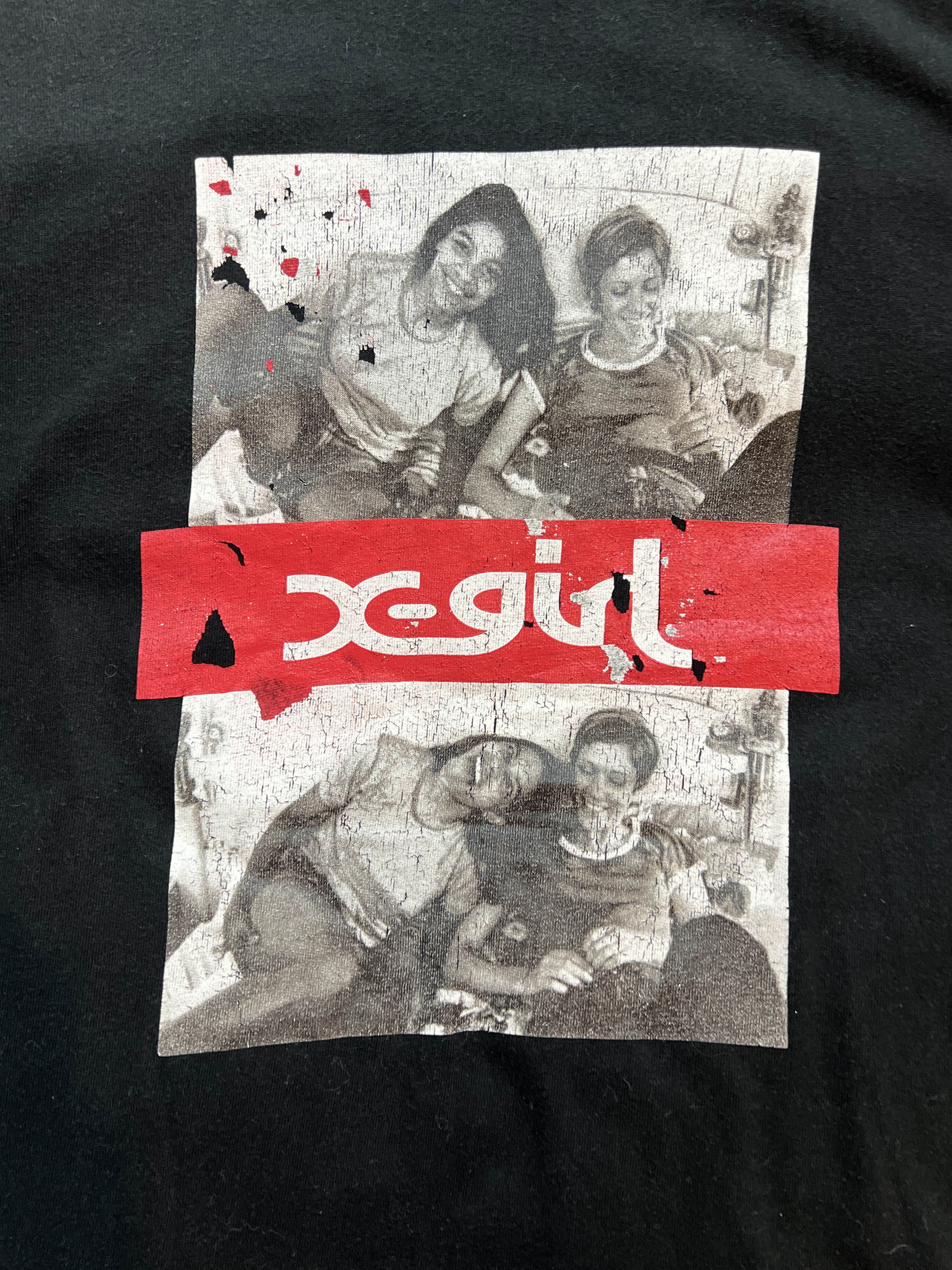 X-girl printing t-shirts