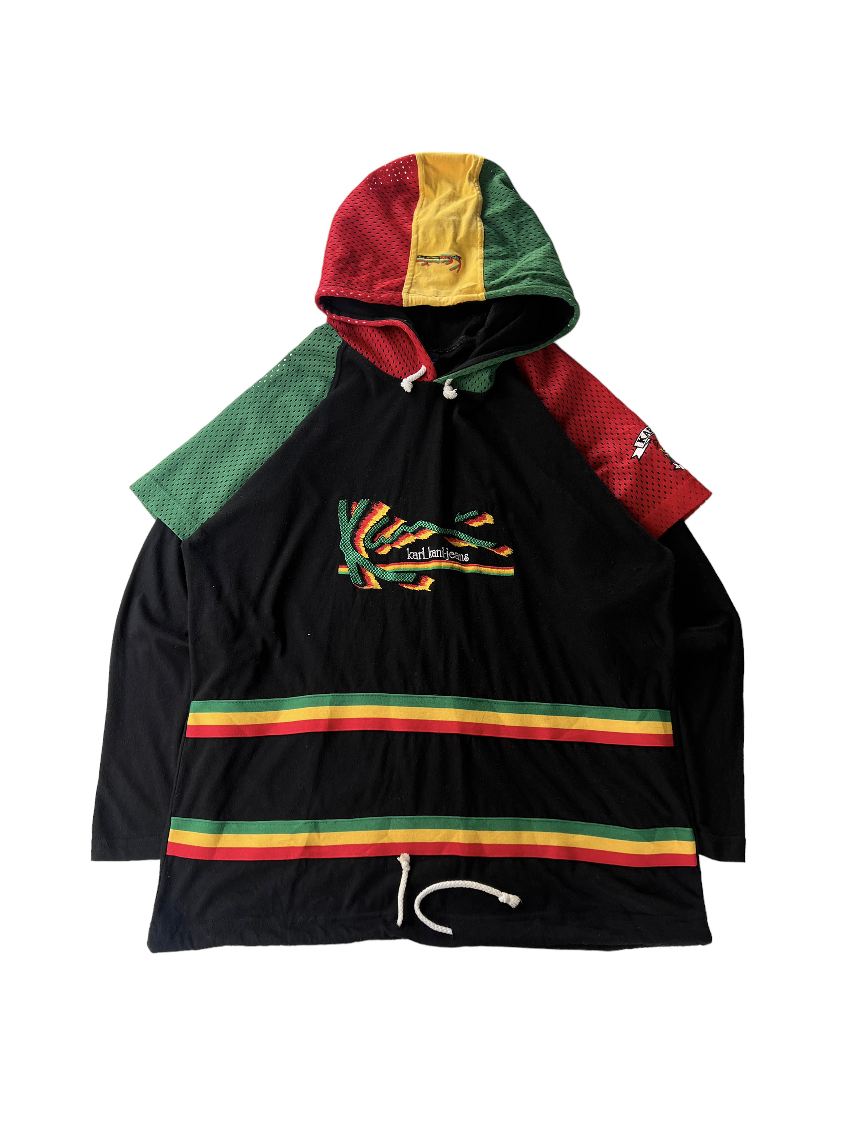 Karl Kani jean jamaica mesh hoodie