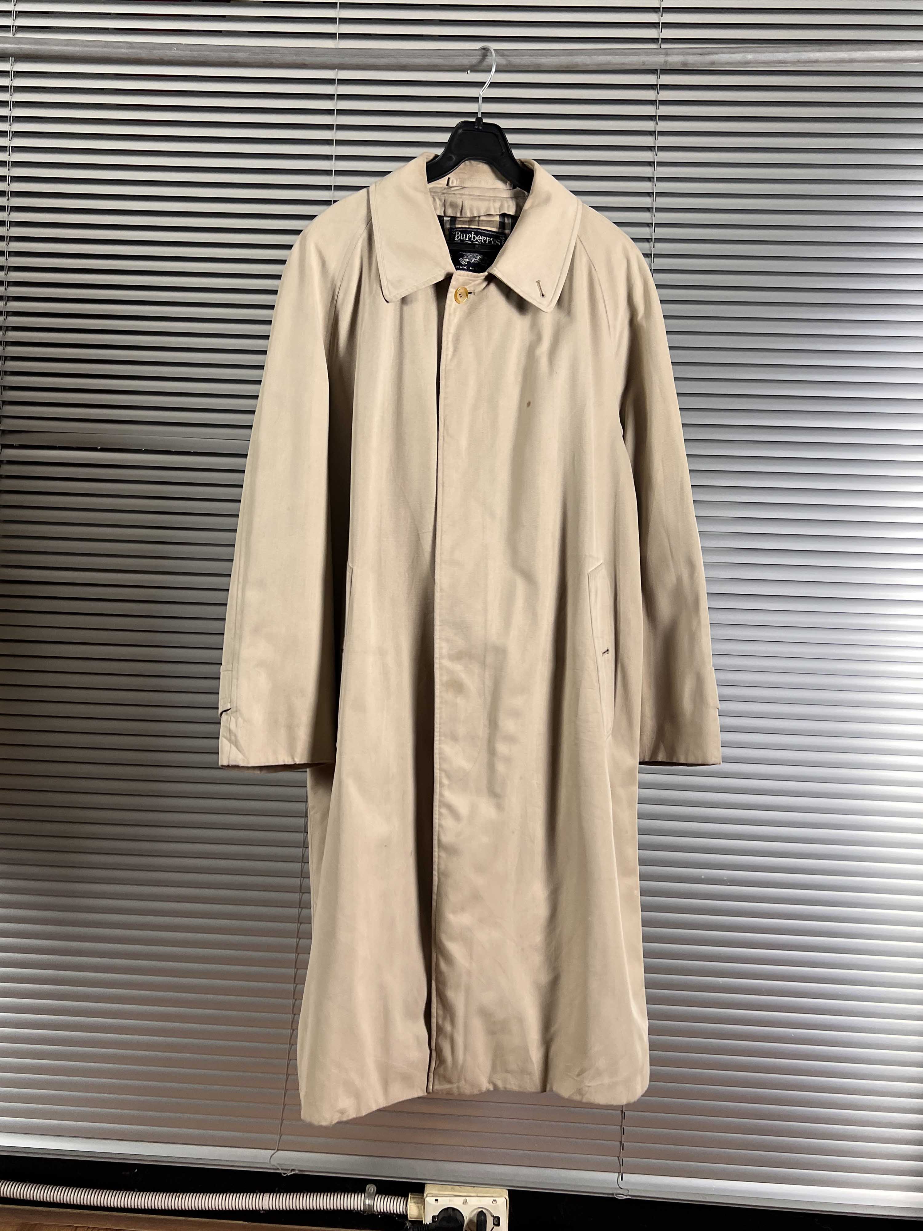 old Burberrys single mac coat