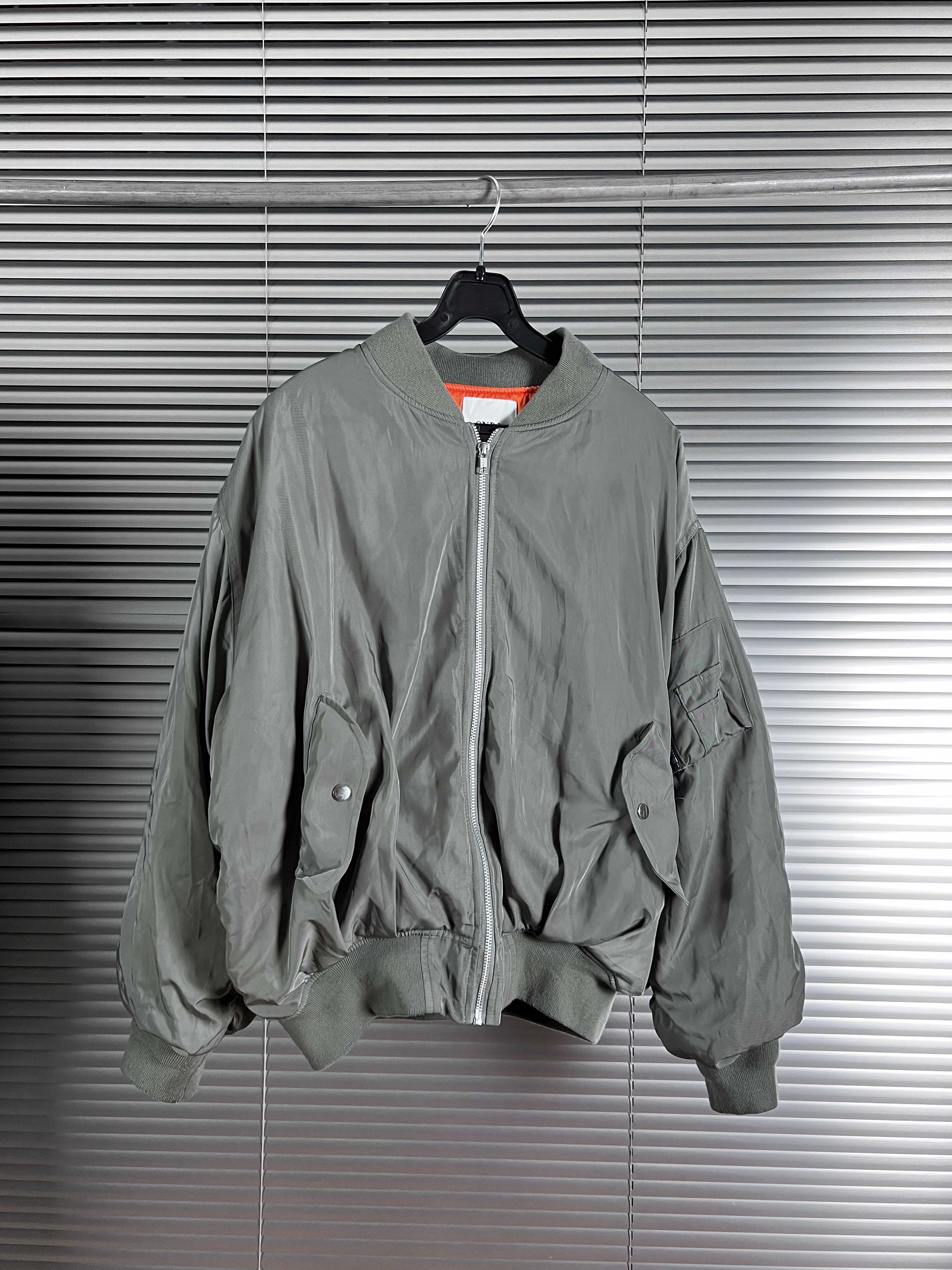 Gyda overfit shirring MA-1 jacket