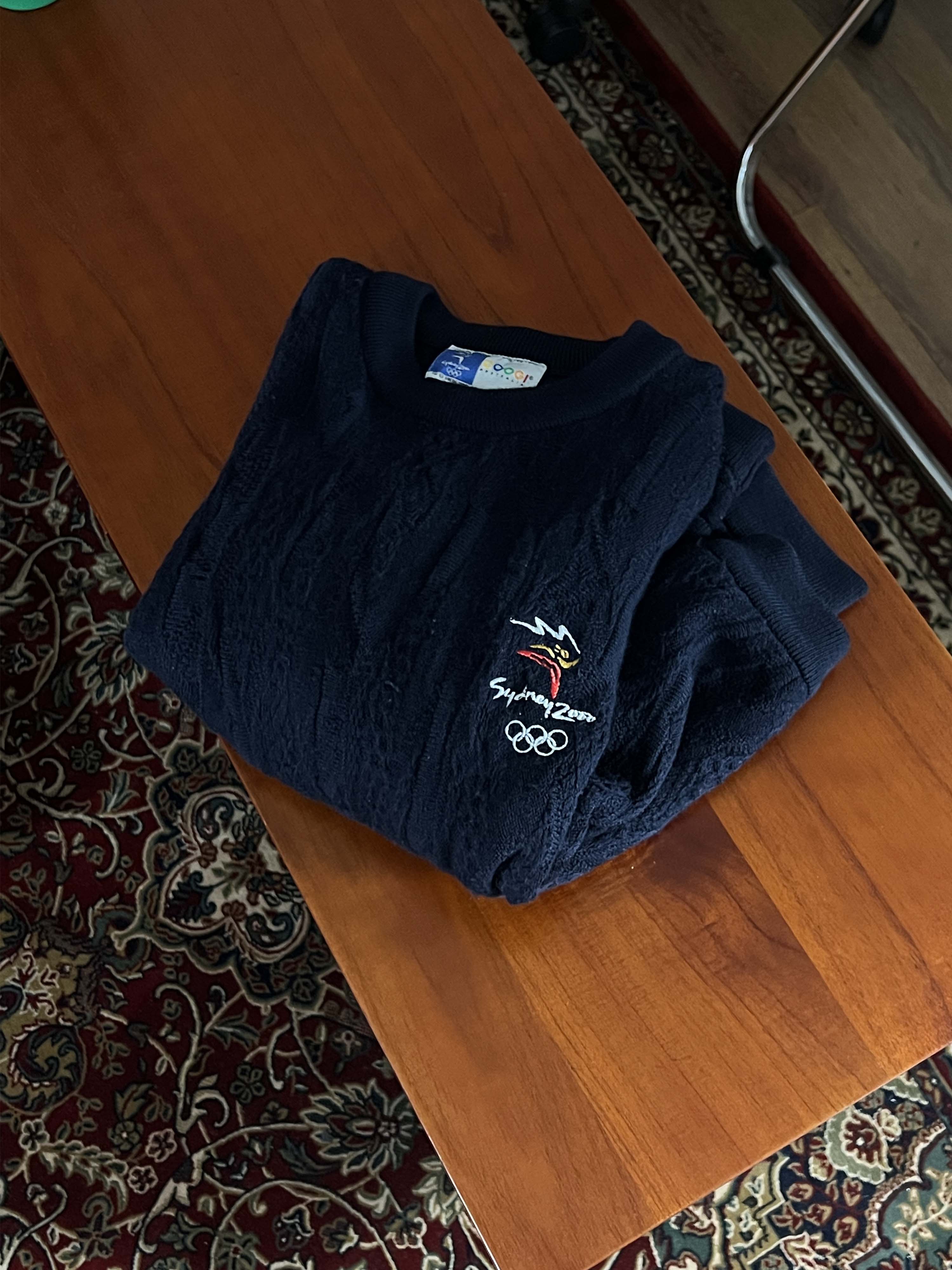 90s COOGI cable knit for  australia sydney olympic